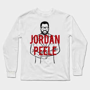 Jordan Peele Portrait Long Sleeve T-Shirt